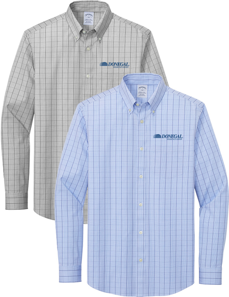 Picture of Brooks Brothers Wrinkle-Free Stretch Patterned Shirt